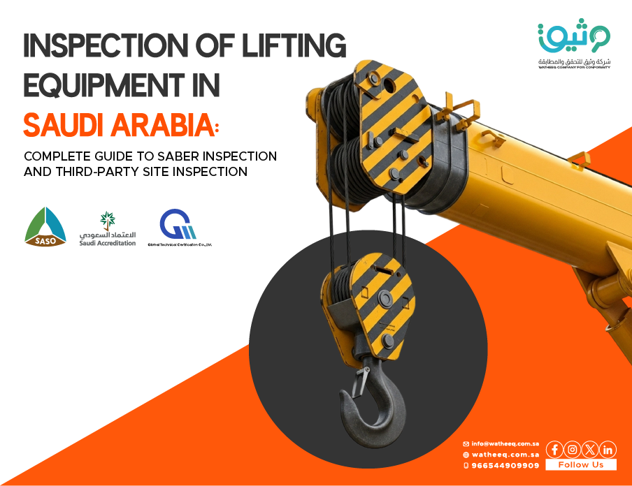 Inspection of Lifting Equipment in Saudi Arabia: Complete Guide to SABER Inspection and Third-Party Site Inspection