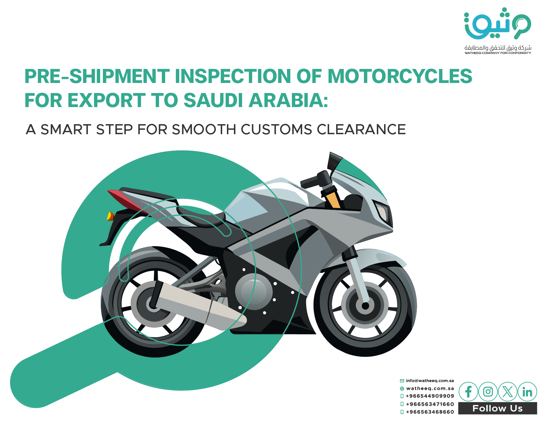 Pre-Shipment Inspection for Motorcycles Saudi Arabia: Complete Guide to SASO/SABER Certification