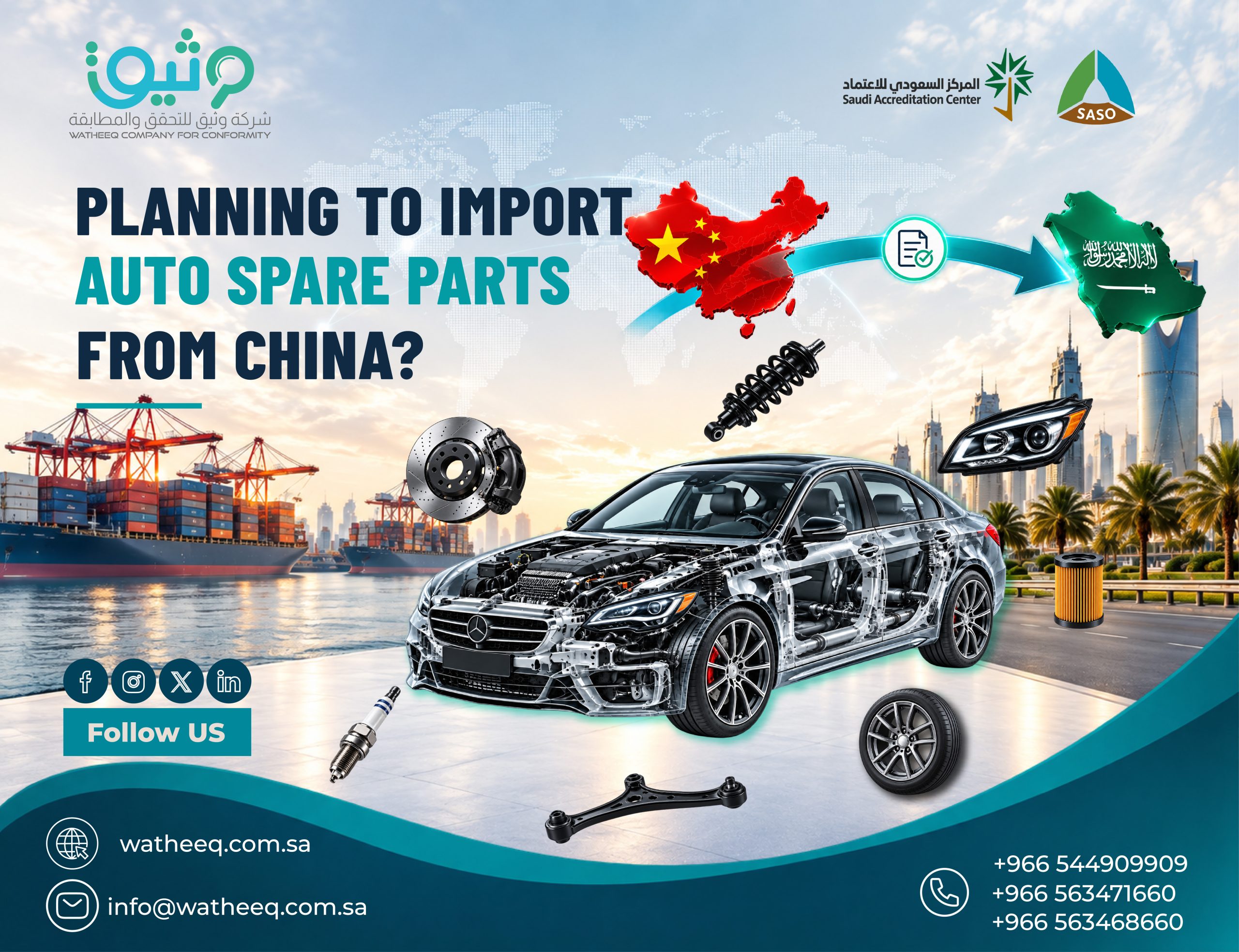 Auto Spare Parts Certification Saudi Arabia: SASO & SABER Guide 2026